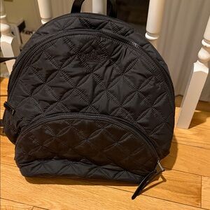 Kate Spade Black Quilted Backpack- Like NEW